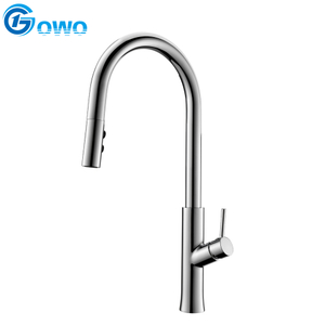 Хромированный цвет Горячая продажа Простой дизайн Pull Down Spray Kitchen Faucet
