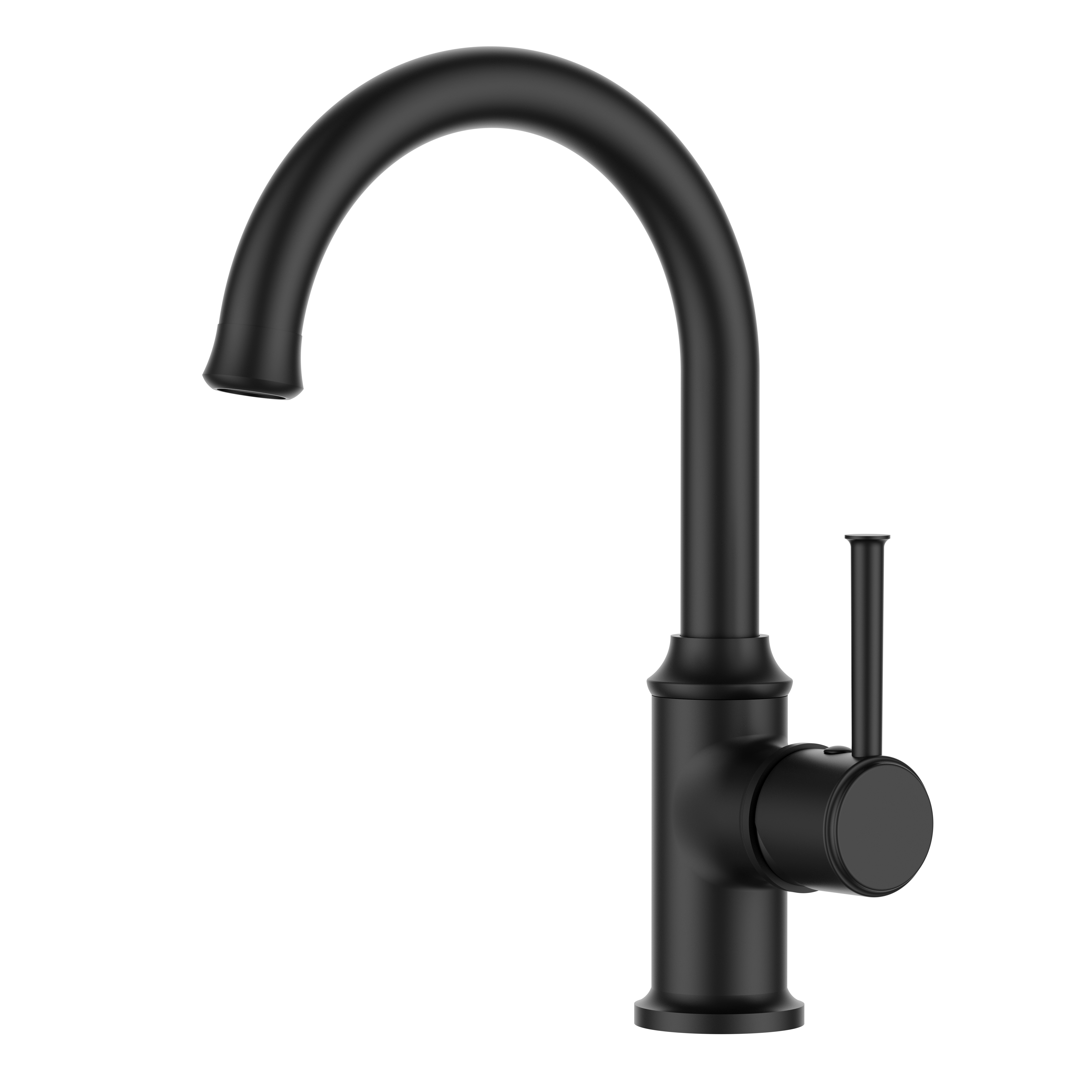 Многофункциональный латунный смеситель для раковины Matte Black
